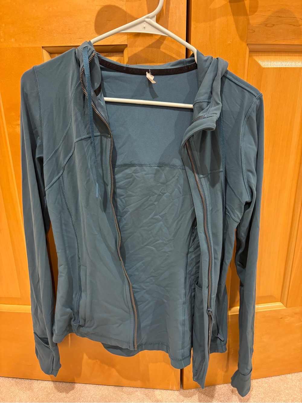 NWOT lululemon athletica Hooded define full zip Jacket - desert teal